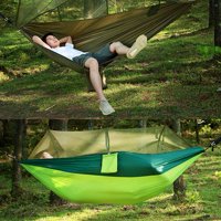 Frogued Portable Camping Jungle Outdoor Swing Hammock Mosquito Net Спящо висящо легло
